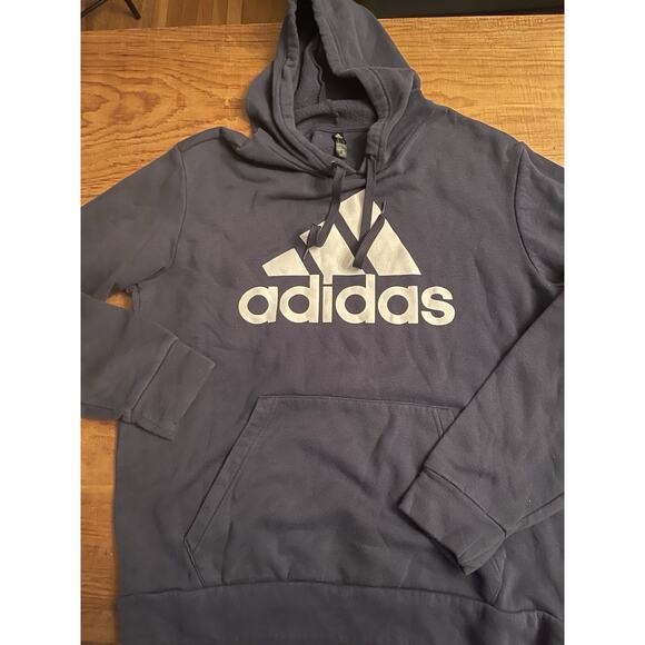 Adidas Golf Pullover Men's Hoodie, Size Large Navy Blue - Picture 1 of 8